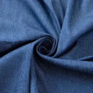 41022 Twill Denim Fabric 15% Hemp 85% Cotton Yarn Dyed Woven Technique for Boys Girls Fashion Jeans Dress Stock Lot for Bags