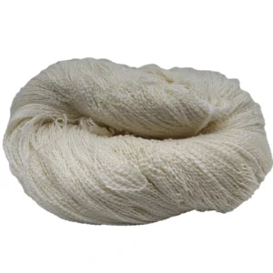 48%Cotton 32%Acrylic 20%Polyester Original White Skein Yarn for Hand Knitting Weaving