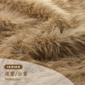 4CM 5CM Long Haired Imitation Mink Hair 100%Nylon Factory Supplies Various Blended Yarns and Fancy Yarns in Stock
