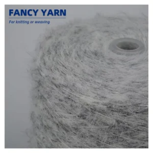 4cm Black Silk Mink Yarn for Luxurious Textiles 1000KG MOQ Fancy Yarn
