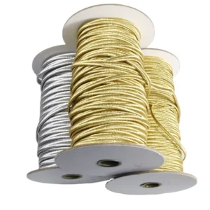 4mm 7mm 8mm Metallic Soutache Cord Gold Silver Braid Cord Soutache Trim Jewelry Cords