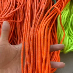 4mm Metallic Glitter Polyester Round Cord Sparkling Lurex Drawstring Rope for Phone Strap Lanyard Clothing String Trim DIY