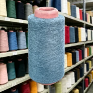 #5 Grey 16S 100% Polyester Yarn High Tenacity Ring Spun Sewing Thread with Raw Pattern Thick Texture and Sturdy Fabrics