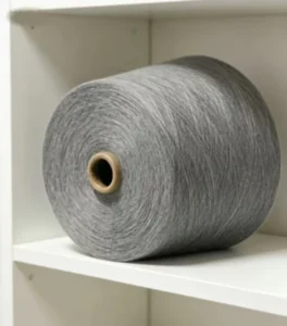 5# Grey 21S 100% Polyester Spun Yarn High Tenacity Raw Widely Used in Work Socks & Knitted Products Workwear Fabrics