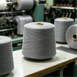5# Grey 32S 100% Polyester High Tenacity Raw Yarn Soft Skin Friendly for T-Shirt Fashion Knitting