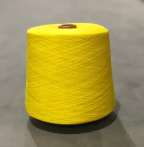 5% Mulberry Spun Silk Yarn 52% Cotton 43% Viscose 2 52Nm Eco Friendly Anti Bacteria Recyclable Dyed Fancy Knitting