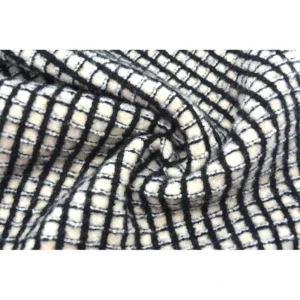 5% Wool 18% Acrylic 73% Recycled Polyester 4% Spandex Filament Weaving Hand Embroidery