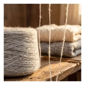 50% Acrylic 20% Nylon 30% PBT Blended Yarn Dyed Ring Spun Anti-static Eco-Friendly 48NM/2 for Sweaters Scarves