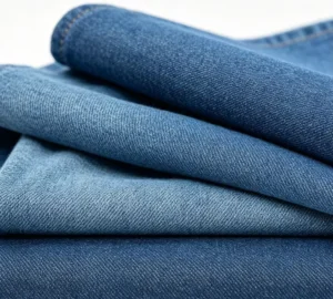 50% Cotton 50% Poly Colorfast Thick Denim Fabric 78*50 Density for Fashion Jackets and Shirts