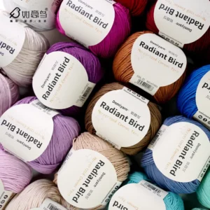 50G 110M for Domi Yarn Amigurumi Scarf Pillow Blanket Toy Mercerized Cotton Yarn