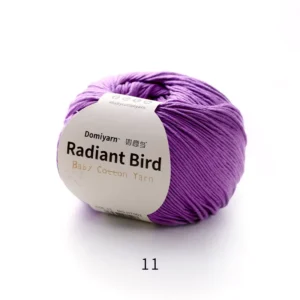 50G/170M for Amigurumi Scarf Pillow Blanket Toy Skin Friendly Baby Cotton Yarn