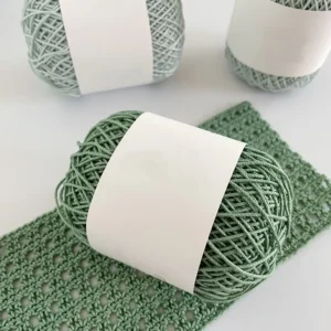 50g 102m High Twist Mercerized Cotton Yarn for Summer Hand Knitting Bags