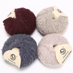 50g 39% Wool 22% Alpaca 39% Nylon Blended Yarn Hand Knitting Yarn for Handmade Crochet Sweater