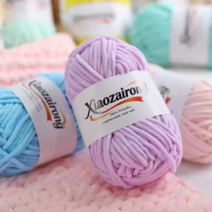 50g 3MM Chenille Yarn Chunky Anti Bacteria Anti Pilling High Tenacity Hand Knitting Scarf Blanket Soft Spun Yarn Eco Friendly