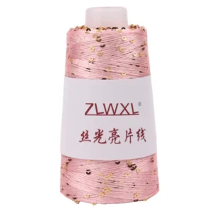 50g Ball 350M Summer Ice Silk Mercerized Yarn Special Sequin Yarn DIY Hand Woven Rag Doll Knitting Wool Blanket