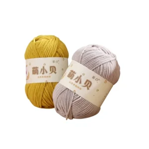 50g DIY High Strength Polyester Yarn for Sewing and Weaving Hand Knitting Spun Dyed Filament Style 100% Polyester Material