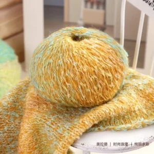 50g Fancy Acrylic Yarn Mohair Blend Wool Anti Static Anti Bacteria Hand Knitting Sewing Recycled Dyed Ring Spun Yarn Weaving