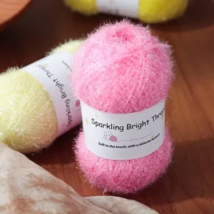 50g Fancy Knitting Yarn for Dishwashing Glass Cleaning Used Korean style Shiny Scrubbing Glowing Dishcloths Crochet