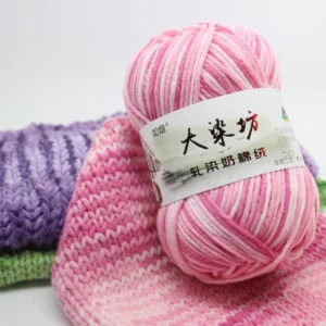 50g Japanese Organic Soft Knitting Wool Crochet Wool Colorful Combing Milk Cotton Yarn Many Colors