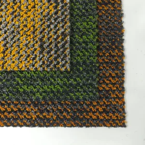 50x50CM Polypropylene Modern Abstract Cushioned Anti Slip Washable Fireproof Loop Pile Rug for Home & Hotel Carpet Tile
