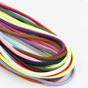 5MM Thick Colorful Nylon Cotton Core Spun Cord DIY Handicraft Braiding Rope Personalized Bag Shoes Decoration Cord Phone Lanyard
