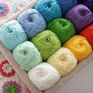 5ply Various Colors Yarn Milk Cotton Blended Knitting Yarn for Weaving