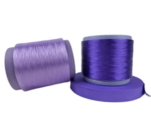 600D Propylene Yarn FDY High Tenacity Dyed Purple Color for Rope Webbing Net Strap Hand Knitting
