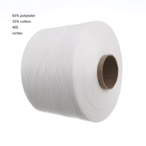 65% Polyester 35% Cotton 40S/1 Vortex Yarn TC 6535 Polyester Cotton Blend Yarn For Clothing