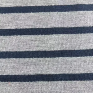 65% Polyester 35% Cotton Yarn Dye Stripe Knit Fabric 180GSM Weft Knitted 62 63 Inch Wide Low Shrinkage for T Shirt Manufacturer
