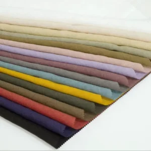 #6714 Sample Card Soft Dyed Ramie Lyocell Fabric for Spring Summer Clothing