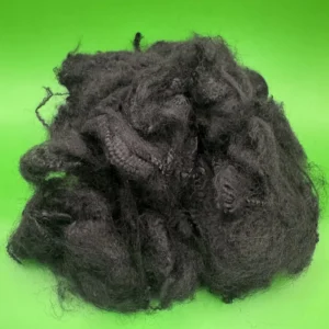 6D 90mm Virgin Polypropylene (PP) Staple Fiber Solid Black for Agricultural Nonwoven and Protection Custom Length