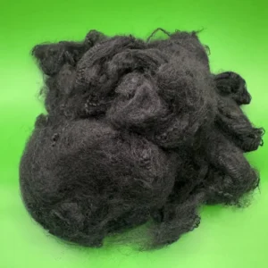 6D 90mm Virgin Polypropylene (PP) Staple Fiber Solid Black for Yarn Spinning and Textile Raw Material Custom Length