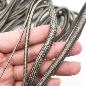 6mm 3mm Elastic High Strength Braided Anti Static Cord Rope Abrasion Chemical Resistant Custom Diameter for Printing Machine