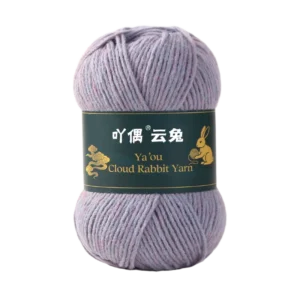 6ply Rabbit Acrylic Blended Hand Knitting Yarn 50g with 110 Meters Long 45 Colors Available