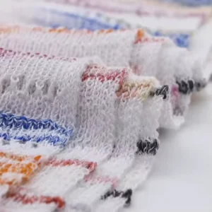 7.8NM Spring Summer Knitting Yarn 87% Polyester 13% Acrylic Blended Color Yarn for T-shirt Apparel Breathable & Soft