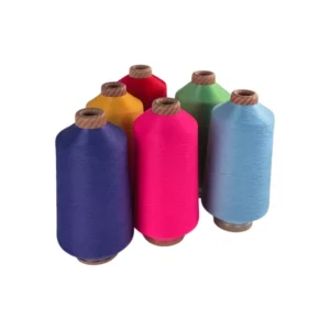 70 2 100% Nylon Dyed DTY Yarn Multi Color High Stretch Overlock Line Yarn for Knitting