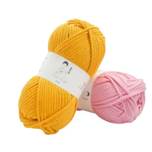 70% Cotton 30% Nylon Finger Knitting Yarn DIY Handicraft Yarn Cotton Nylon Thick Yarn