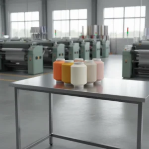 7075 Dyed Spandex Nylon Covered Core Spun Yarn High Strength Ring Spun for Textile Weaving & Filament Use