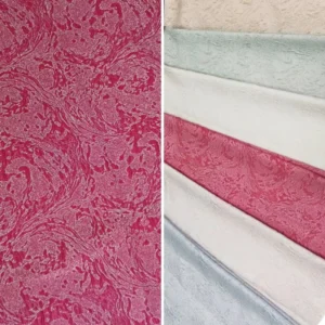 76gsm Abstract Soft Custom Color Jacquard Brocade Fabric for Dress Cloth