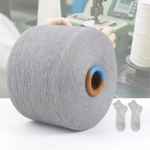 7S Polyester 50% Cotton 50% Yarn Regenerated Recycle Combed Colorful Cotton Yarn for Socks Melange Yarn