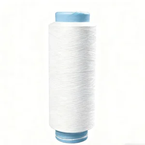 80% Polyester 20% Nylon DTY Yarn 50D/36F Eco-Friendly High Tenacity Sewing Raw White Sim S Twist AA