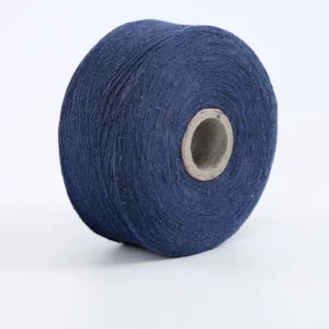 8s 10s Royal Blue Melange Yarn OE Carded Polyester Cotton Blend Anti Bacteria Recycled Knitting Socks Weaving Dyed Pattern
