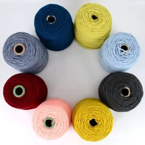 90 Colors 400g Tufting Machine Gun 8ply Milk Cotton Yarn for Knitting Crocheting Craft Projects Cone Yarn