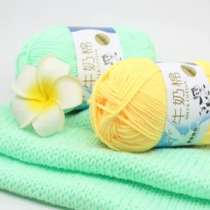 92 Color 5 Strand Dyed Acrylic Yarn Soft Worsted Knitting Baby Yarn 100% Acrylic Thick Fancy High Tenacity Ring Spun Sewing