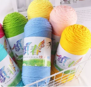 Acrylic Blended 5ply Yarn Large 200g Sweater Crochet Amigurumi Hats Blankets DIY Hand-woven Knitting Soft Milk Cotton Yarn