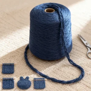 Acrylic Blended Cotton Fancy Yarn Anti Static Moisture Absorbent Abrasion Resistant High Tenacity 20S 1 Dyed for Knitting Sewing