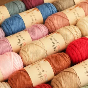Acrylic Blended Dyed Coarse Hand Knitting Yarn Ball Medium Thick Needles for Sweater Coat Scarf Crochet Laine
