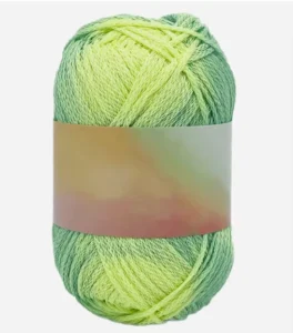 Acrylic Blended Recyclable High Tenacity Temperature Sensitive Raw Ring Spun Crocheting Yarn Dyed White to Black Green to Yellow