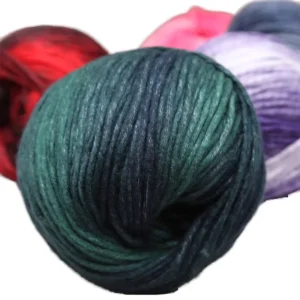 Acrylic Blended Yarn 60% Wool 40% Acrylic Segment Dyed Rainbow Yarn for Hand Knitting 140g Ball