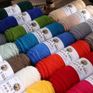Alpaca Wool Medium Thick Yarn Hand Knitting Crochet Soft Warm Scarf Hat Coat Doll Baby DIY Needle Thread Stitches